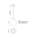 Kuzco Arcadia 8-in Pendant