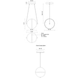 Kuzco Aries 8-in Pendant