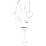 Kuzco Aries 12-in Pendant