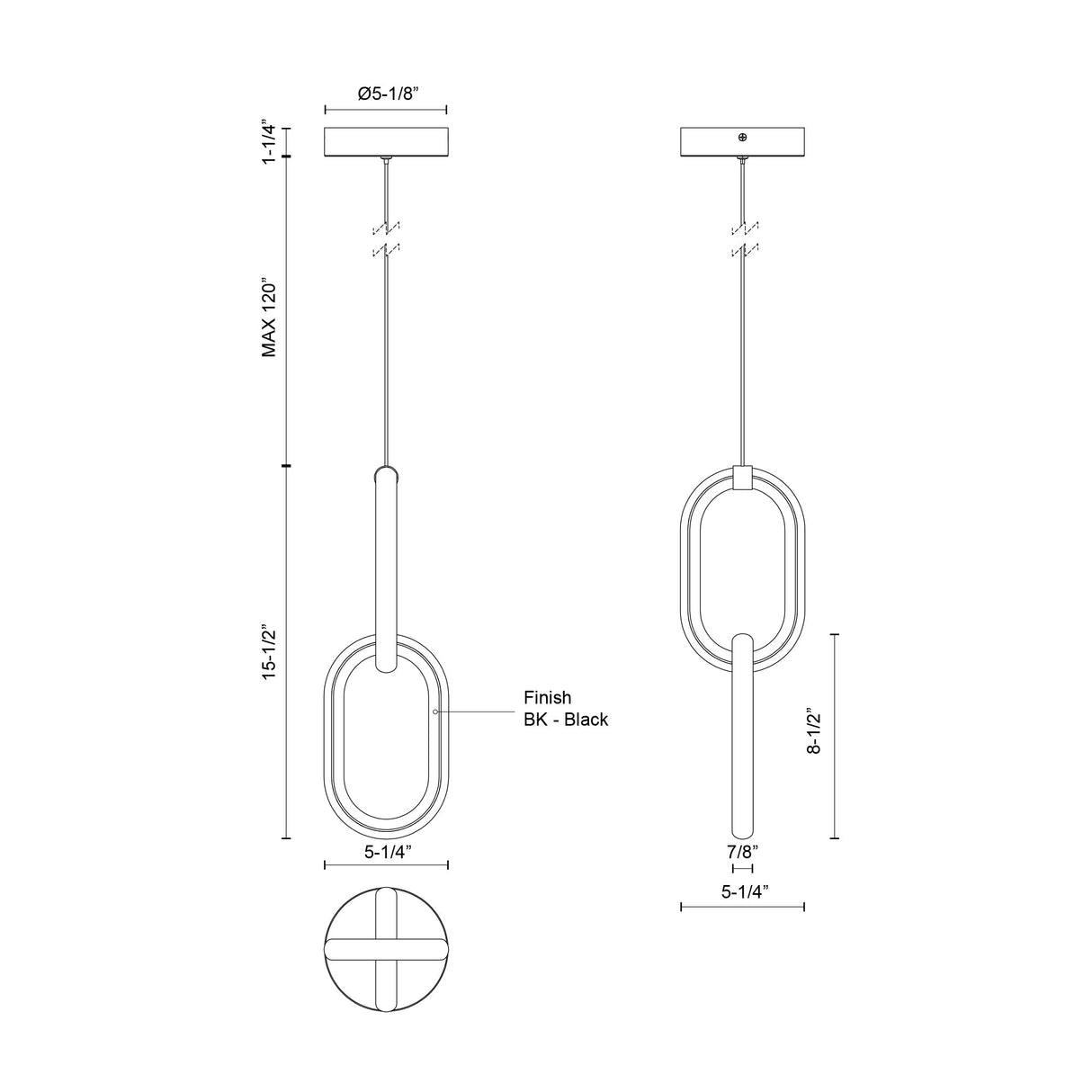Kuzco Airen 15-in Pendant