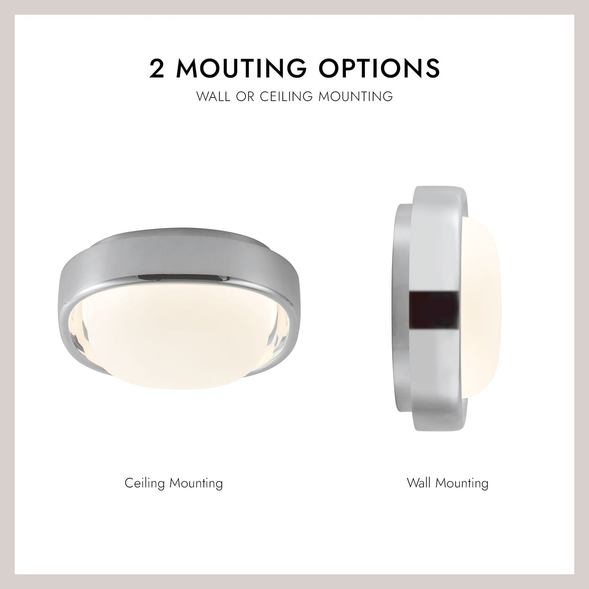 Kuzco Pebble 8-in Flush Mount
