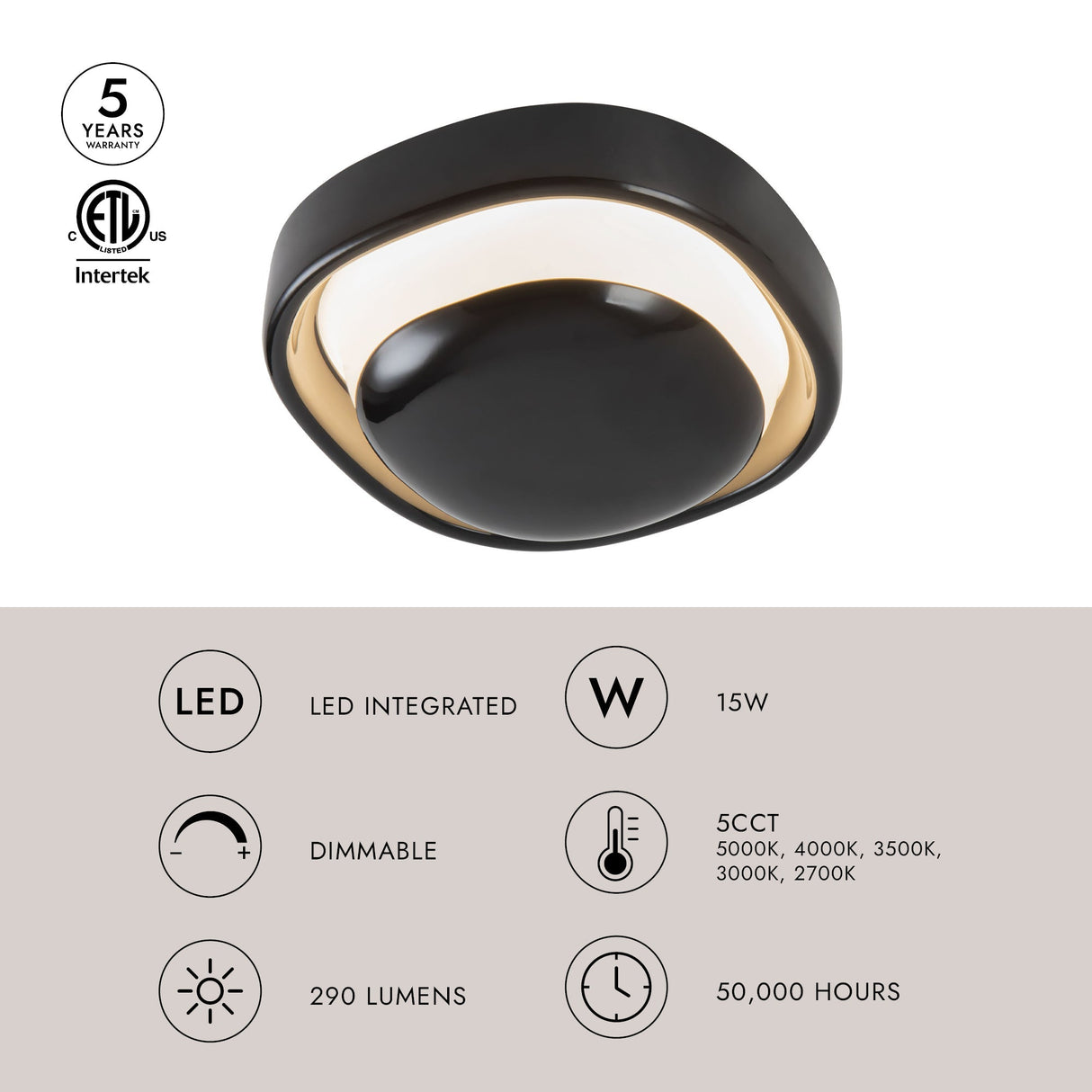 Kuzco Pebble 8-in Wall Sconce