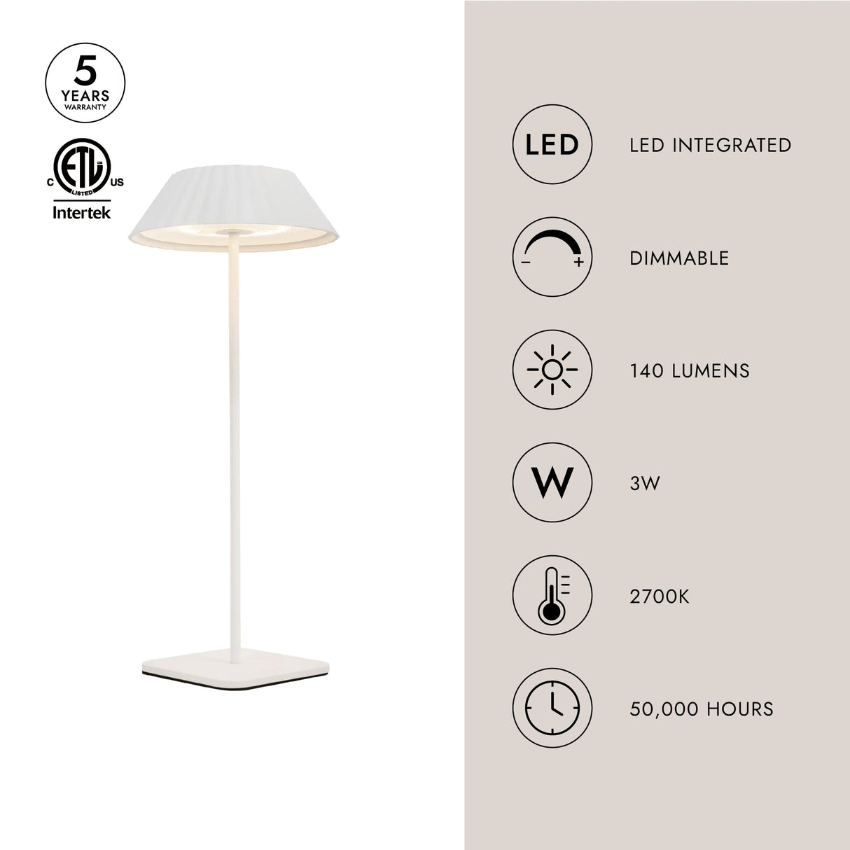 Kuzco Pela 14-in Table Lamp