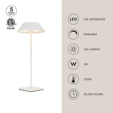 Kuzco Pela 14-in Table Lamp