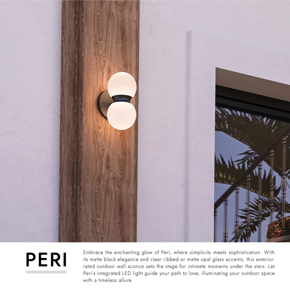 Kuzco Peri 9-in Exterior Wall