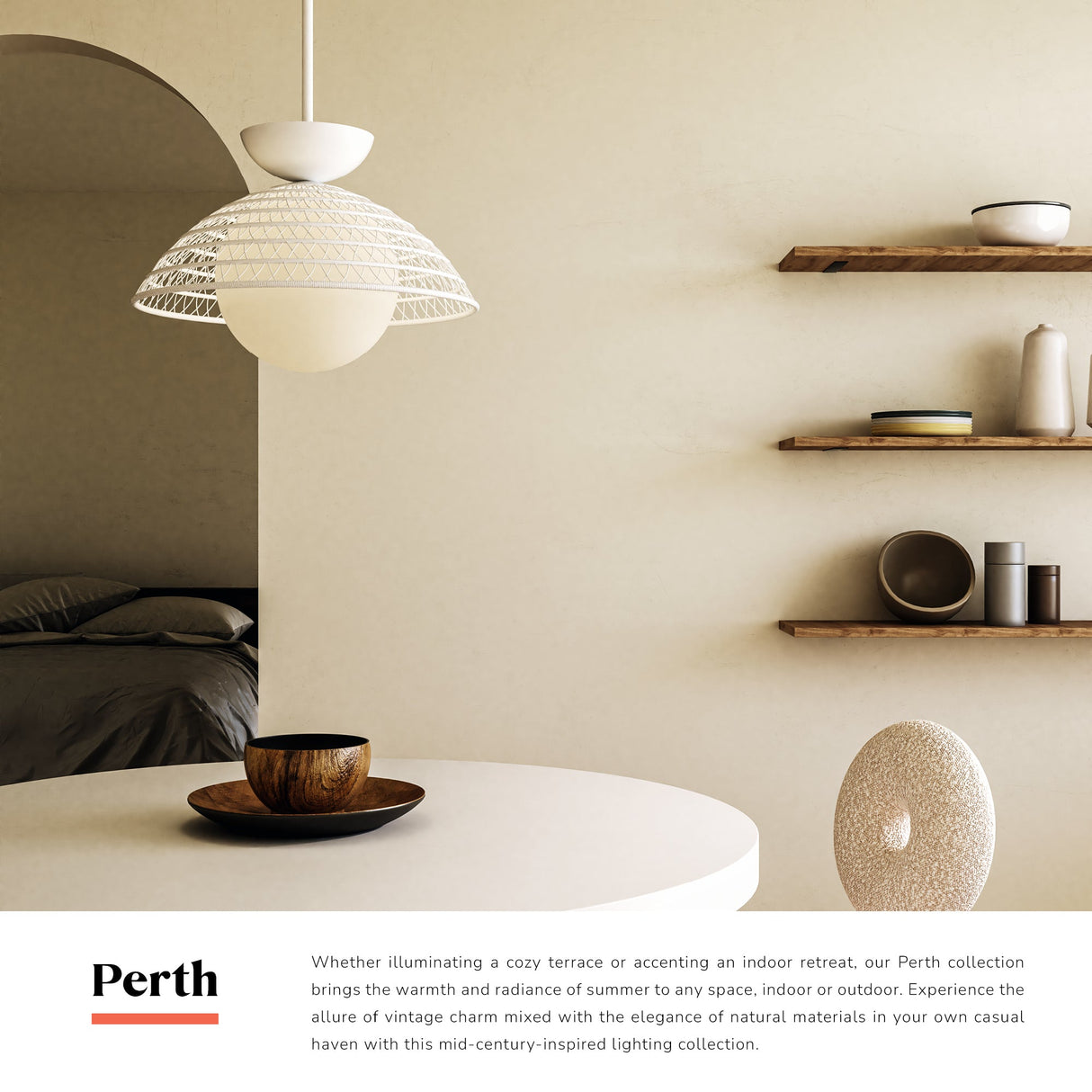 Alora Mood Perth 14-in Pendant