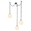 Alora Petra 12-in 3-Head Chandelier
