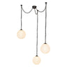 Alora Petra 12-in 3-Head Chandelier