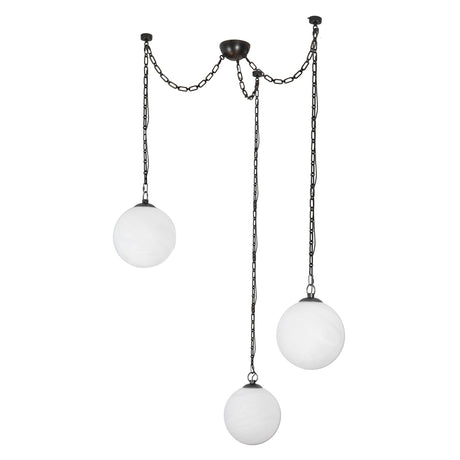 Alora Petra 12-in 3-Head Chandelier