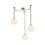 Alora Petra 12-in 3-Head Chandelier