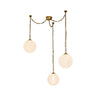 Alora Petra 12-in 3-Head Chandelier