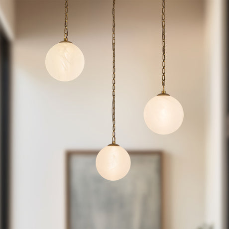 Alora Petra 12-in 3-Head Chandelier