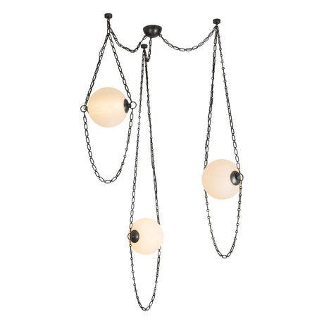 Alora Petra 10-in 3-Head Chandelier