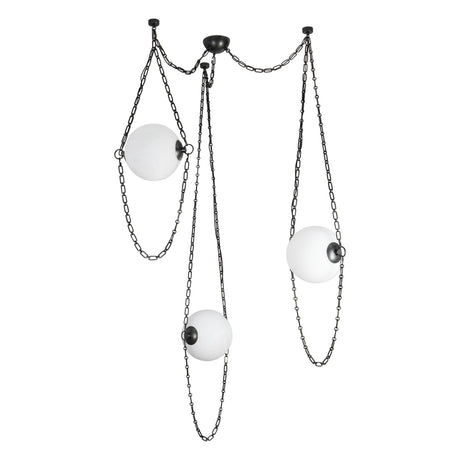 Alora Petra 10-in 3-Head Chandelier