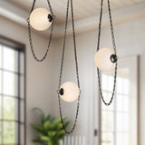 Alora Petra 10-in 3-Head Chandelier