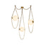 Alora Petra 10-in 3-Head Chandelier
