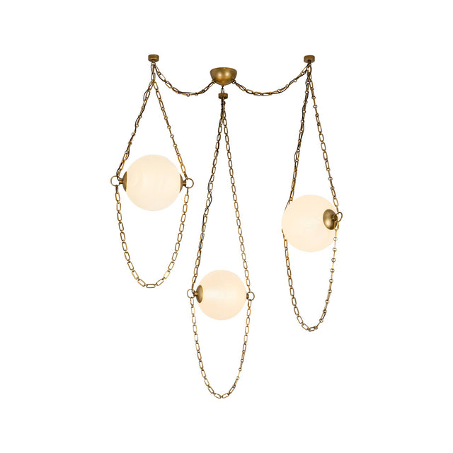 Alora Petra 10-in 3-Head Chandelier