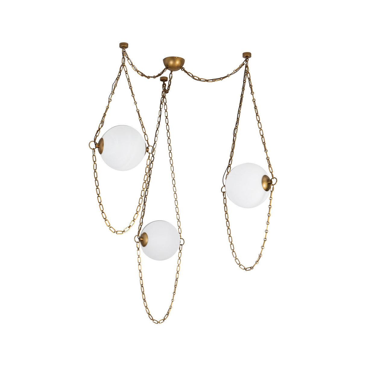 Alora Petra 10-in 3-Head Chandelier