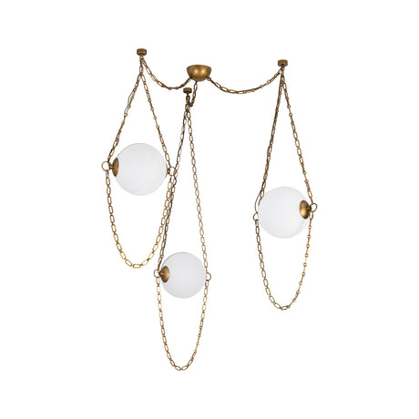 Alora Petra 10-in 3-Head Chandelier