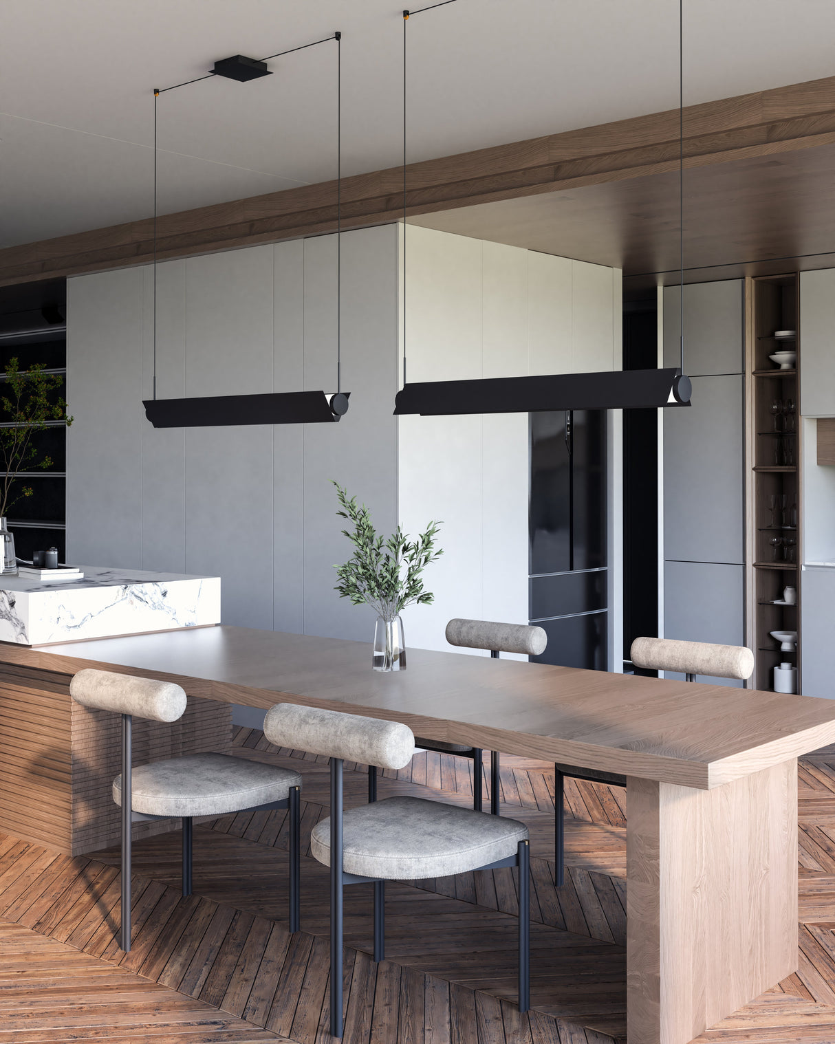 Kuzco Phoenix 36-in Linear Pendant