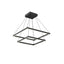 Kuzco Piazza 24-in 2 Layer Chandelier