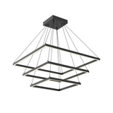 Kuzco Piazza 32-in 3 Layer Chandelier