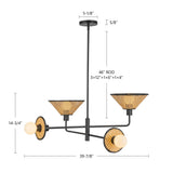 Alora Mood Piper 38-in Chandelier