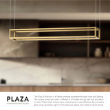 Kuzco Plaza 48-in Linear Pendant