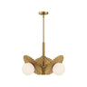Alora Mood Plume 22-in Chandelier