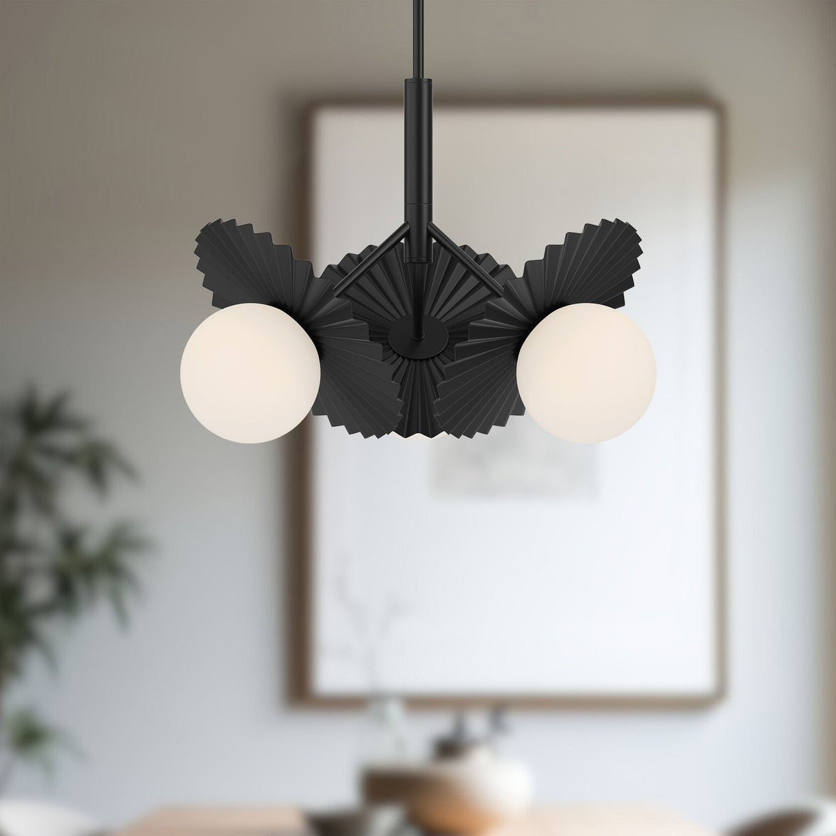 Alora Mood Plume 22-in Chandelier