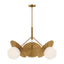 Alora Mood Plume 34-in Chandelier