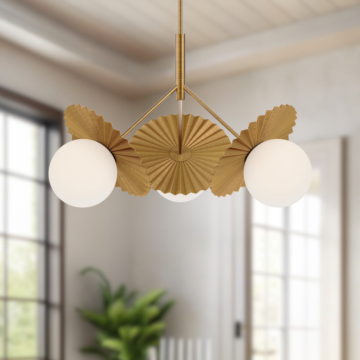 Alora Mood Plume 34-in Chandelier