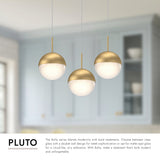 Kuzco Pluto 4-in 3 Head Multi Pendant