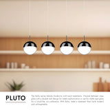 Kuzco Pluto 4-in 3 Head Multi Pendant