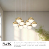 Kuzco Pluto 4-in 9 Head Multi Pendant