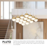 Kuzco Pluto 4-in 16 Head Multi Pendant