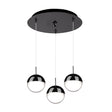 Kuzco Pluto 4-in 3 Head Multi Pendant