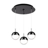 Kuzco Pluto 4-in 3 Head Multi Pendant