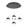 Kuzco Pluto 4-in 5 Head Multi Pendant