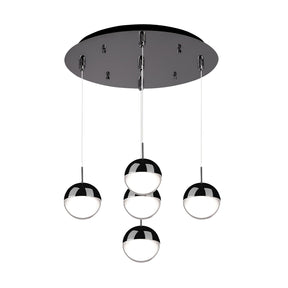 Kuzco Pluto 4-in 5 Head Multi Pendant
