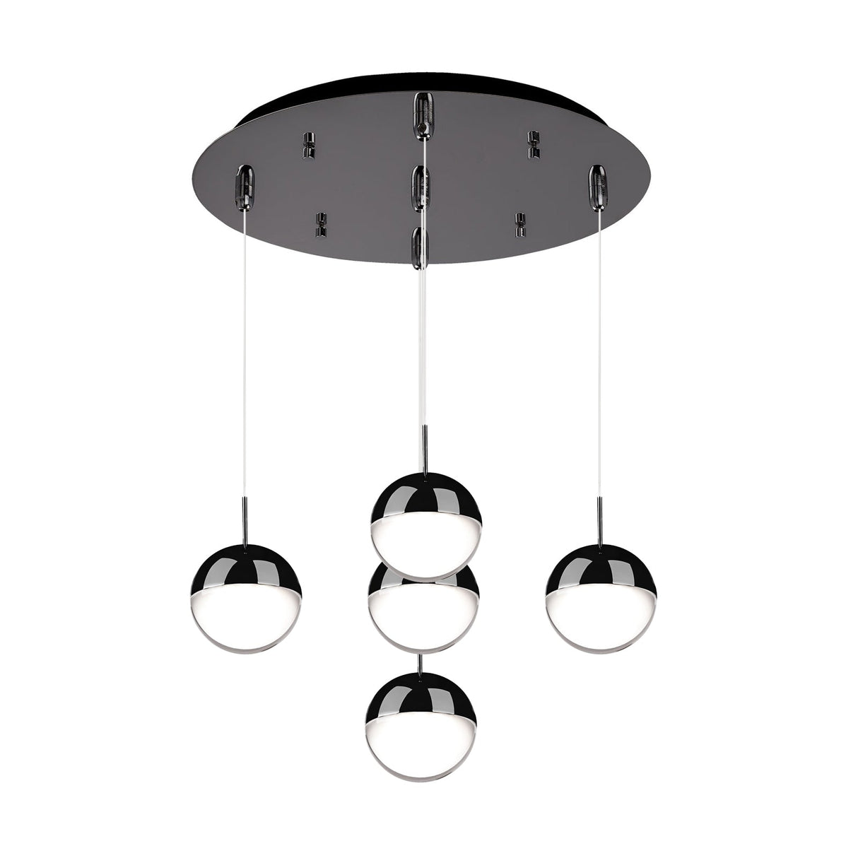 Kuzco Pluto 4-in 5 Head Multi Pendant