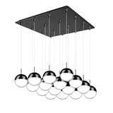 Kuzco Pluto 4-in 16 Head Multi Pendant