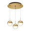 Kuzco Pluto 4-in 3 Head Multi Pendant