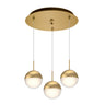 Kuzco Pluto 4-in 3 Head Multi Pendant