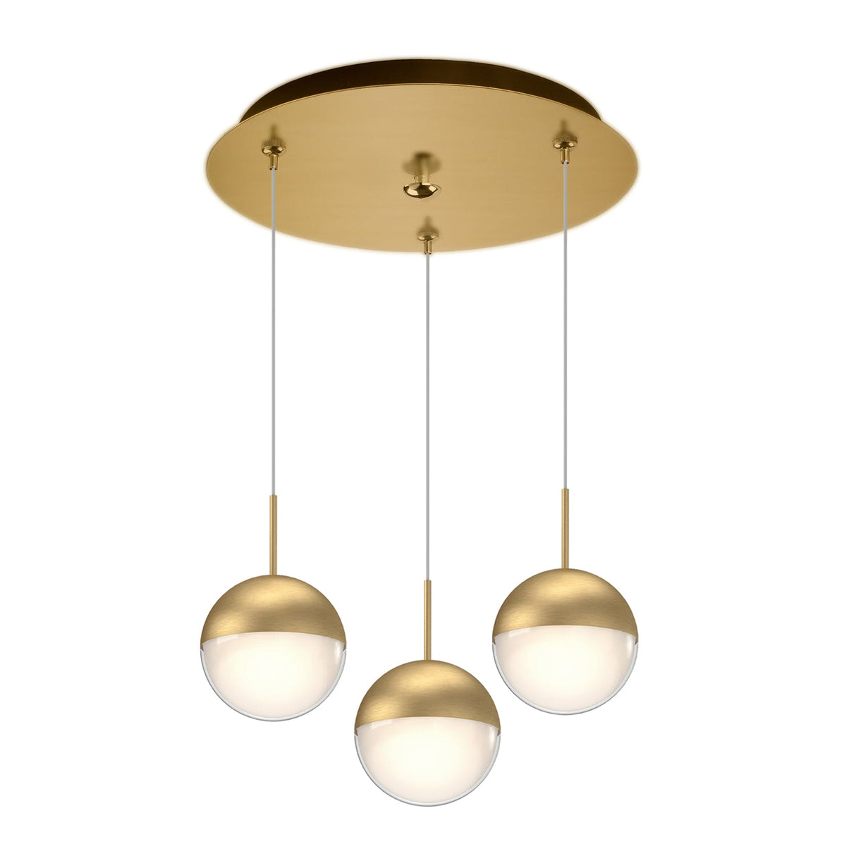 Kuzco Pluto 4-in 3 Head Multi Pendant