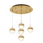 Kuzco Pluto 4-in 5 Head Multi Pendant