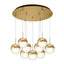 Kuzco Pluto 4-in 9 Head Multi Pendant