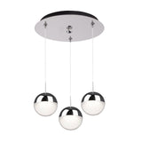 Kuzco Pluto 4-in 3 Head Multi Pendant