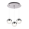 Kuzco Pluto 4-in 3 Head Multi Pendant