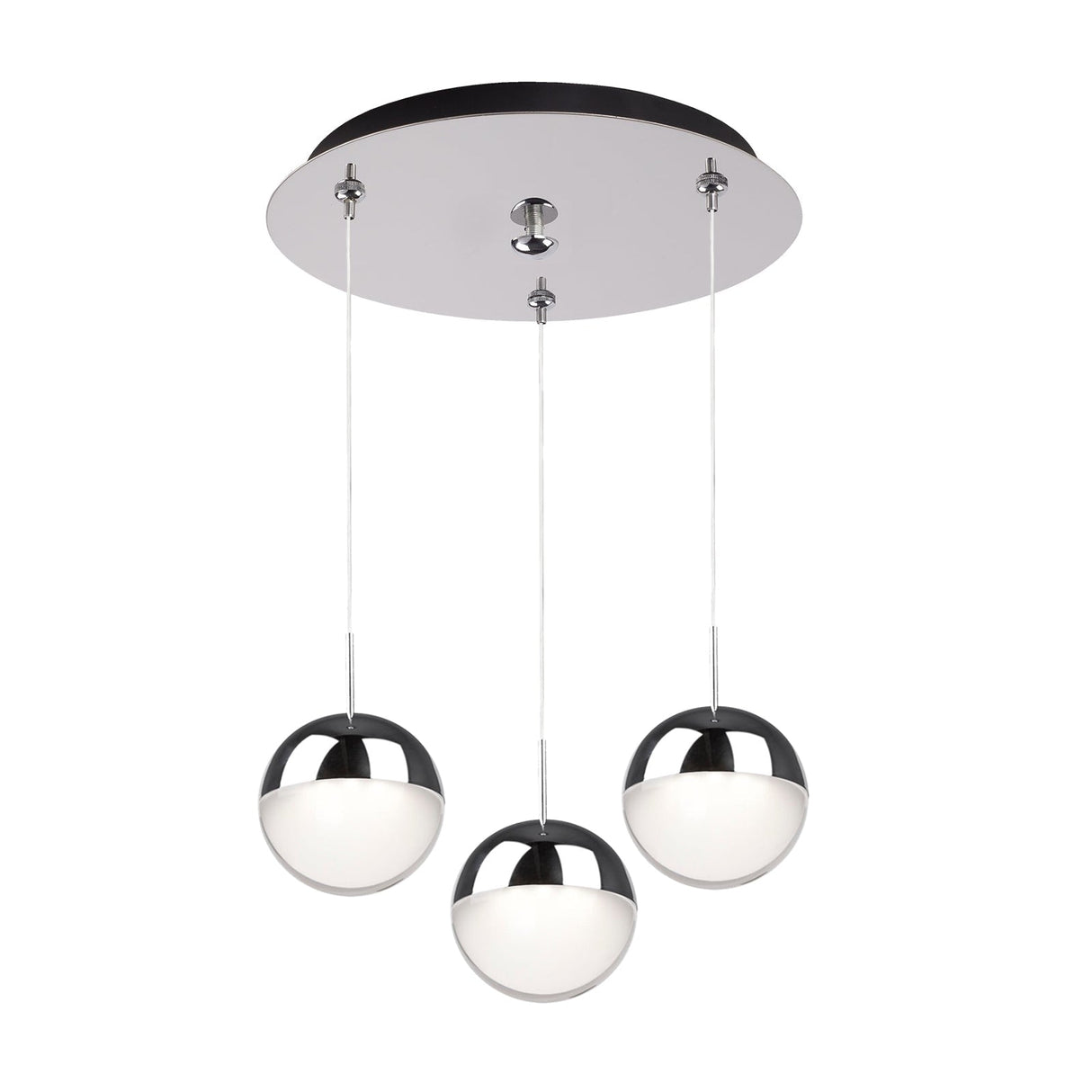 Kuzco Pluto 4-in 3 Head Multi Pendant